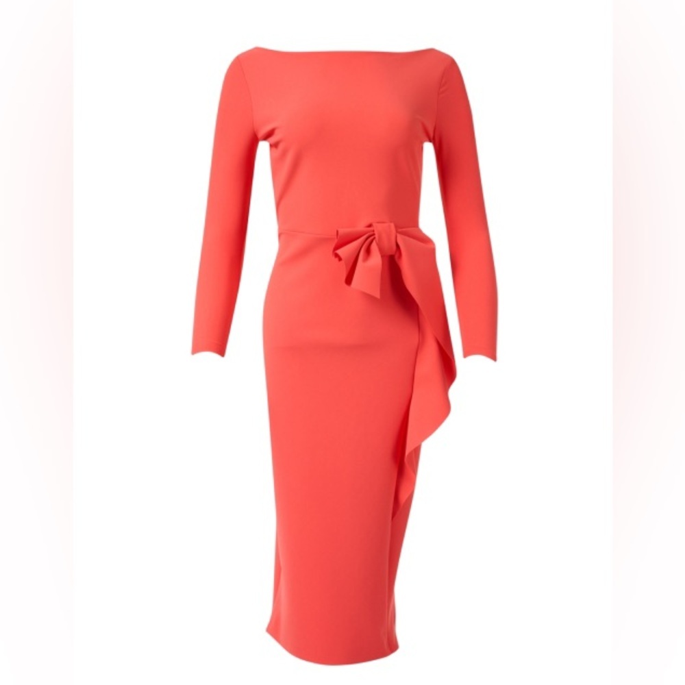 Chiara Boni La Petite Robe Coral Stretch Jersey Dress